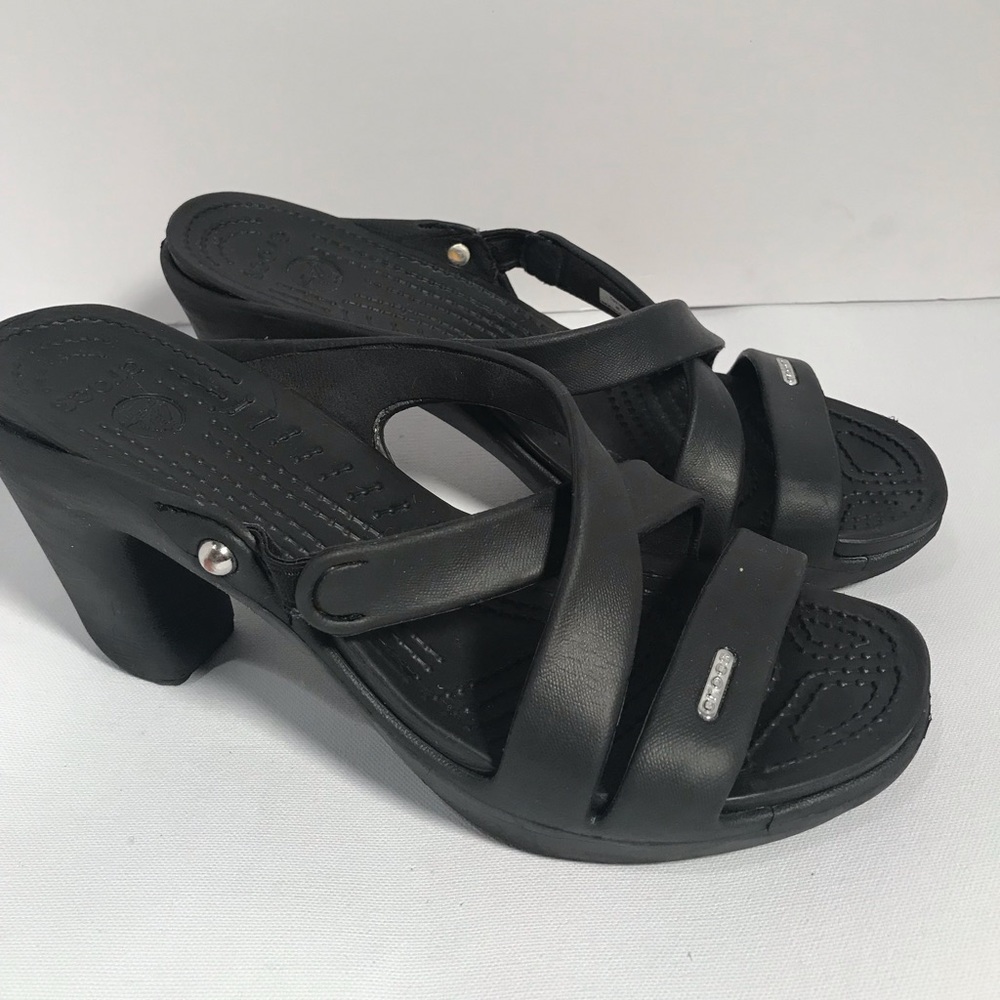 Crocs Women’s Cyprus IV heel sandals 9W